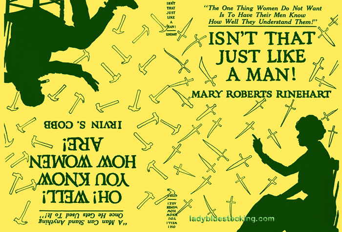 Facsimile Dust Jacket ISN T THAT JUST LIKE A MAN Mary Roberts Rinehart Doran First Edition 1920